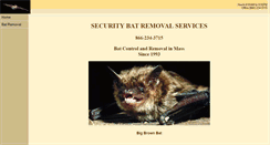 Desktop Screenshot of bat-removal-control-mass.com